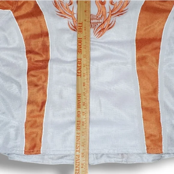 Harley Davidson Bomber Mesh Motorcycle Riding Jacket with Plate & Pad Pockets - Picture 7 of 12